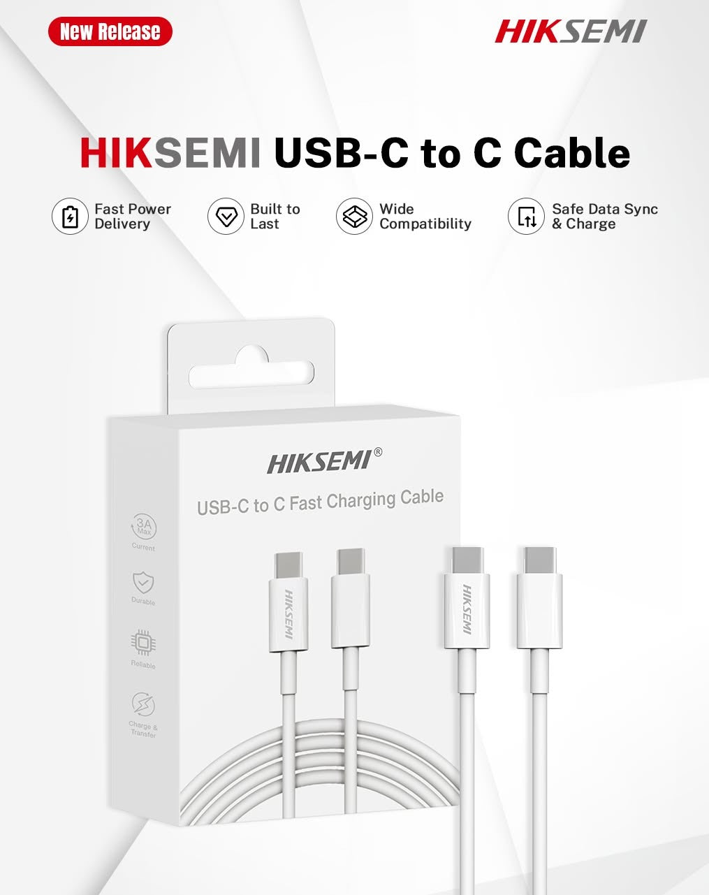 HIKSEMI USB-C to C Cable! HIKSEMI USB-C to C Cable!